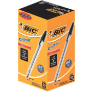 CANETA BIC CRISTAL PRETA C/ 50