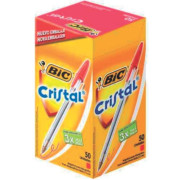 CANETA BIC CRISTAL VERMELHA C/ 50