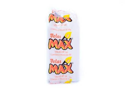 VELA MAX BRANCA N-4 C/24X6X17GR