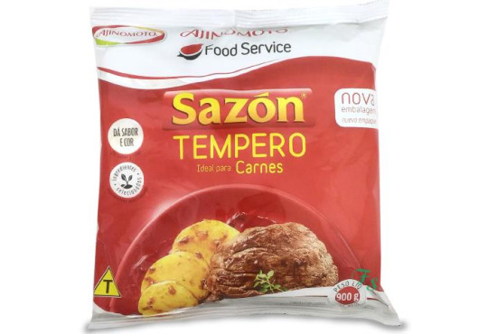 TEMPERO SAZON/PACOTAO VERMELHO " 900GR "