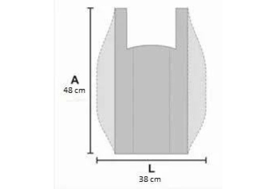 SACOLA PLAST. FARDO 38X48C/ 1000 MASSUDA OXIBIODEGRADAVEL