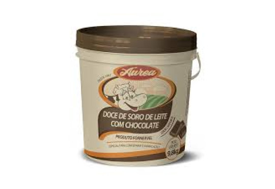 DOCE LEITE ÁUREA C/ CHOCOLATE 9,8KG