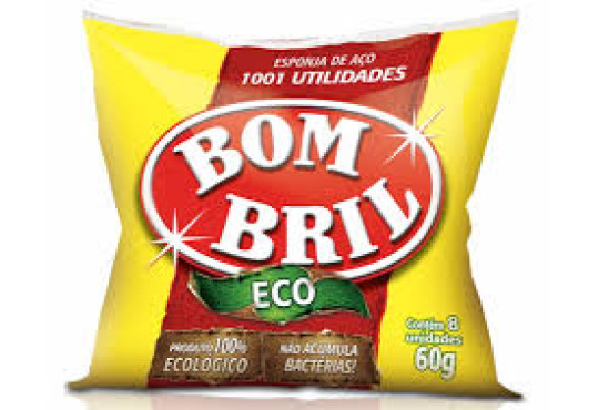 LA DE ACO BOMBRIL C/14X8X60GR