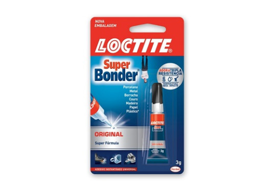 COLA SUPER BONDER 3GR LOCTITE UNIDADE