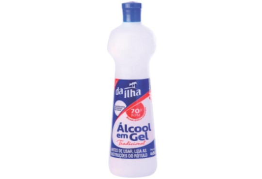 ÁLCOOL ILHA GEL 480GR