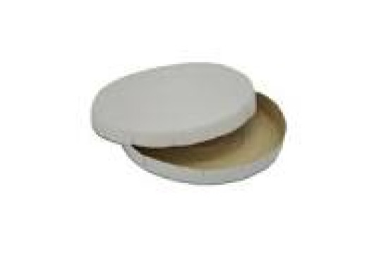 PRATO P/PIZZA C/TP 30CM BRANCO E CREME C/25 MISTO REDONDO