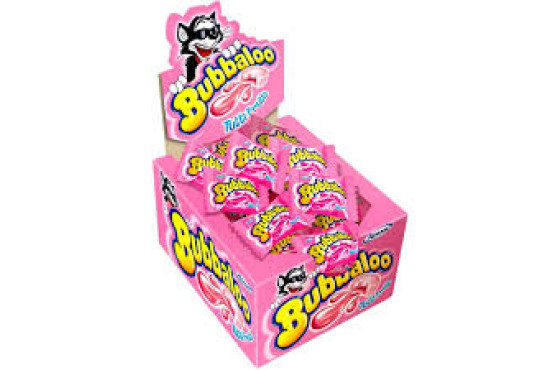 CHICLE BUBBALOO TUTTI-FRUTI C/60
