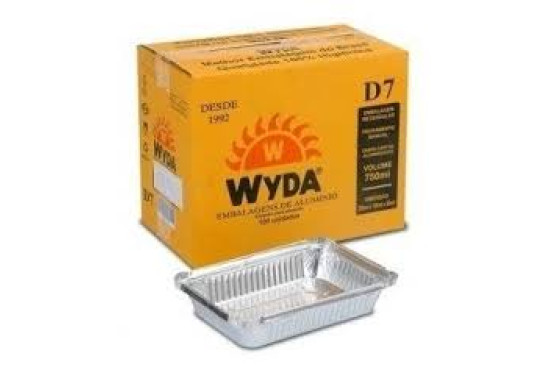 BANDEJA P/LAZ 0.750 KG WYDA C/TAMPA C/10 D7