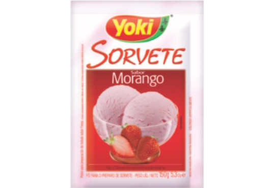 PÓ P/ SORVETE MORANGO 150GR