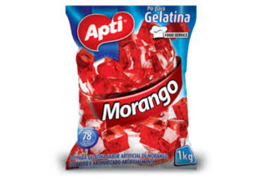 GELATINA APTI MORANGO 1KG