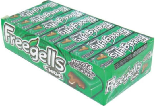DROPS FREEGELLS RECH CHOC. C/ MENTA C/ 12