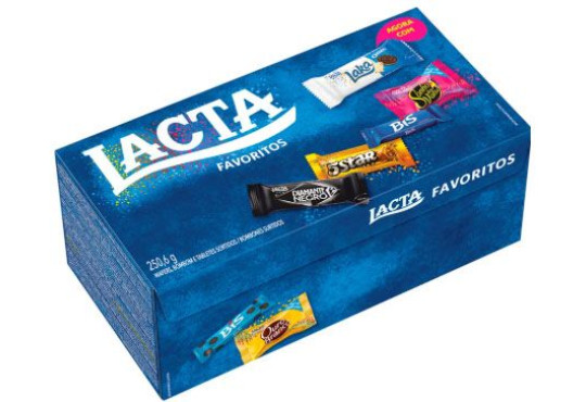 BOMBOM LACTA FAVORITOS 250,6GR