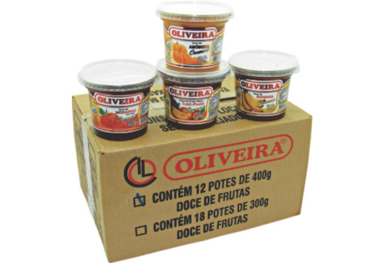 DOCE FRUTA OLIVEIRA SORTIDO 400GR