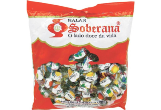 BALA SOBERANA GIGANTE FRUTILANDER 600GR