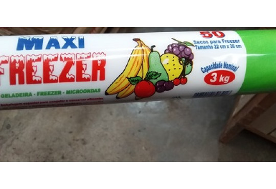 BOBINA PLAST. MAXI FREEZER 3KG 22X36 C/50
