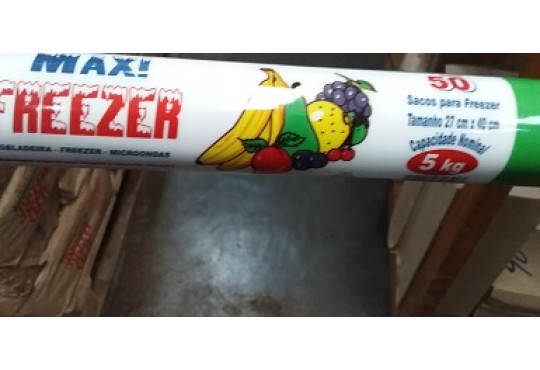 BOBINA PLAST. MAXI FREEZER 5KG 27X40 C/50