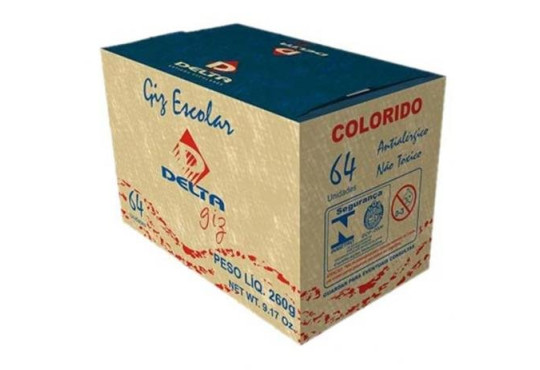 ESC. GIZ ESCOLAR CORES C/64 DELTA