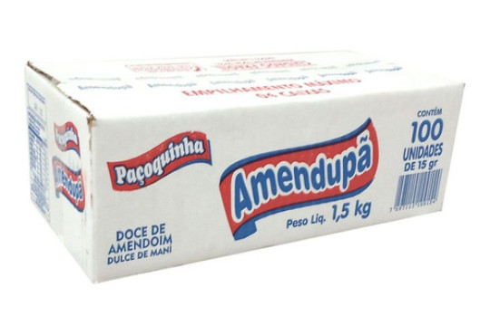 PACOCA AMENDUPA " ROLHA " CAIXA C/100