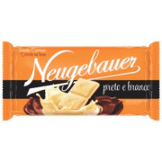 CHOC. BARRA NEUGEBAUER PRETO/BRANCO 120GR