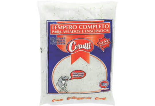 SAL CERUTTI TEMPERO REFINADO SEM PIMENTA 1KG