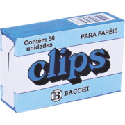 CLIPS P/ PAPEL MÉD. C/ 50 BACCHI