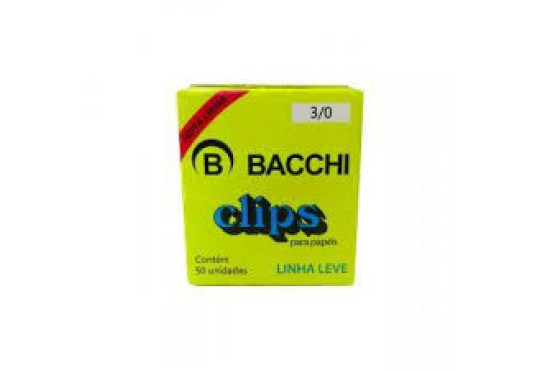CLIPS P/PAPEL N-3/O MEDIO C/50 BACCHI