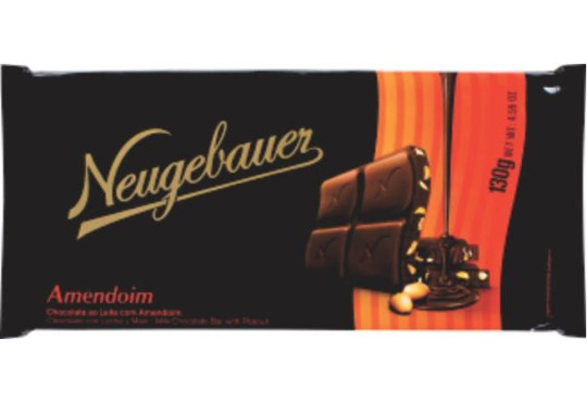 CHOC. BARRA NEUGEBAUER AMENDOIM 115GR