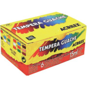 TINTA GUACHE ACRILEX C/6