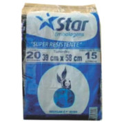 SACO P/ LIXO STARPRETO 15LT C/ 20