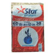 SACO P/ LIXO STARPRETO 30LT C/ 10