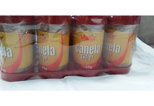 COND.VALAR CANELA EM PO 12X25GR TUBO