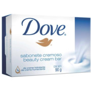 SABONETE DOVE CREMOSO BRANCO 6X90GR