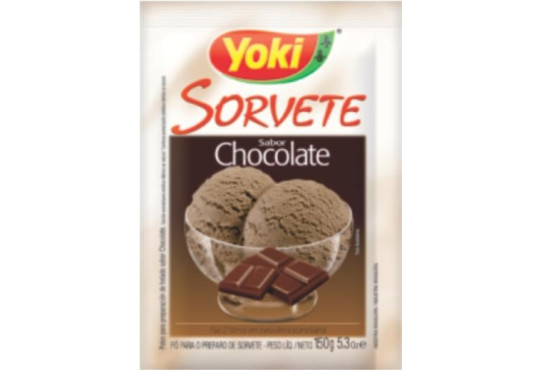 PÓ P/ SORVETE YOKI CHOCOLATE 150GR