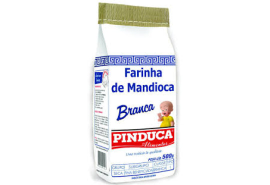 FARINHA DE MAND. PINDUCA BRANCA 500GR