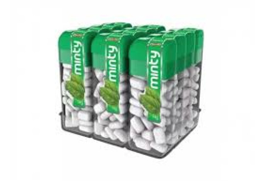PASTILHA DOCILE MINI MINTY HORTELA C/12X14GR