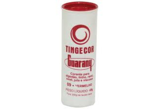 TINTA P/TINGIR GUARANY TINGICOR VERMELHA C/6