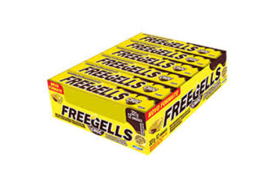 DROPS FREEGELLS RECHEIO CHOC./ MARACUJA C/12