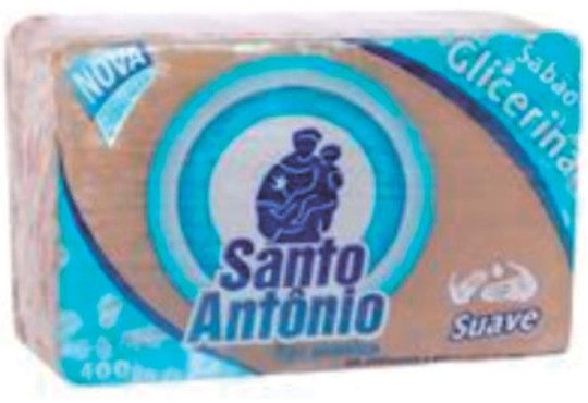 SABÃO BARRA SANTO ANTÔNIO GLICERINA 400GR GOTA LIMPA