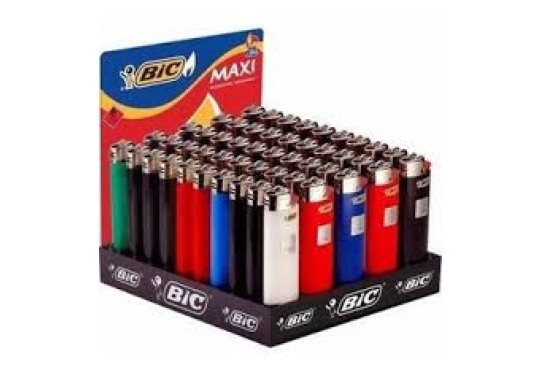 ISQUEIRO BIC CHAMA MAXI C/ 50 BANDEJÃO