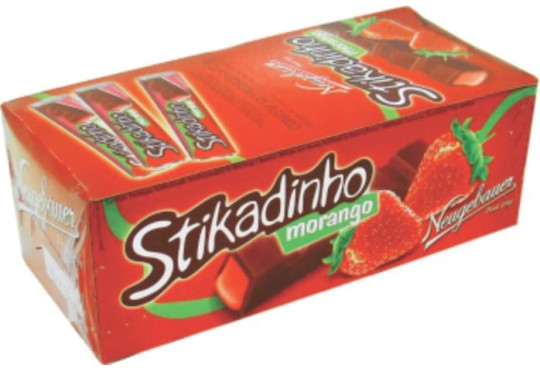 CHOC. NEUG. STIKADINHO MORANGO C/ 30