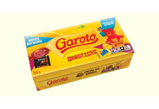 BOMBOM GAROTO SORTIDOS CX.AMARELA 250GR
