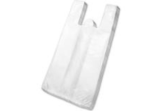 SACOLA PLAST. RECICLADA BRANCA 30X40 # C/2.5KG # LUMACK