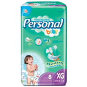 FRALDA PERSONAL/BABY REGULAR XG C/ 8