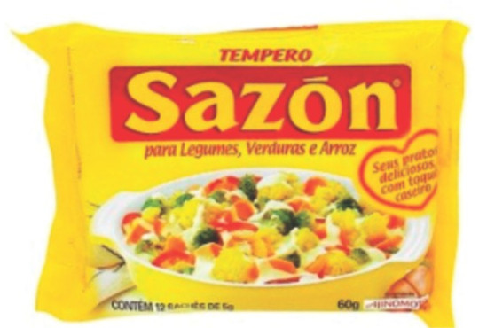 TEMPERO SAZON AMARELO LEG/VER/ARRO 60GR