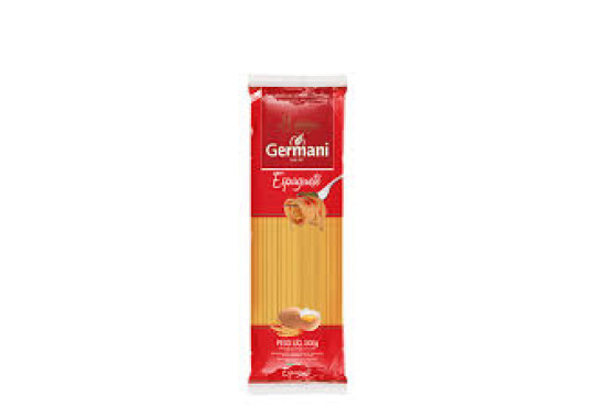 MASSA GERMANI C/OVOS ESPAGUETE MEDIO 500GR