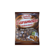 BALA EMBARE MEIO A MEIO LEITE/ CHOC. 840GR