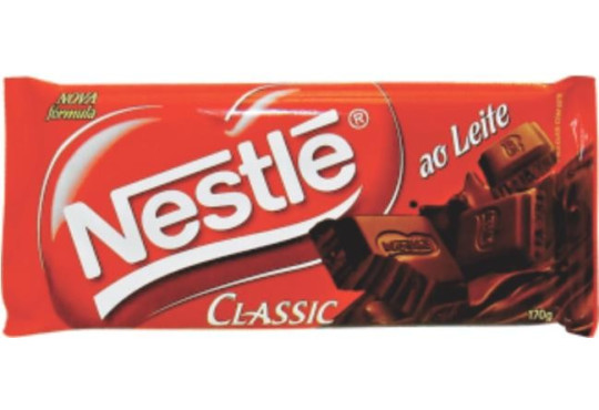 CHOC. BARRA NESTLÉ CLASSIC LEITE 125GR