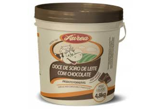 DOCE LEITE AUREA C/CHOCOLATE 4.8KG SORO BALDE