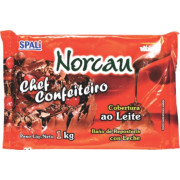 CHOC. COB. NORCAU CONFEITEIRO LEITE 1,01KG