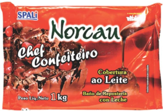 CHOC. COB. NORCAU CONFEITEIRO LEITE 1,01KG